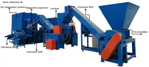 large capacity scrap copper wire granulator structure