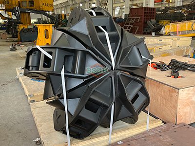 rotating excavator grapple from bsghgranulator