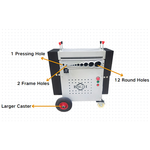 Structure de la machine à dénuder les fils BS-AC80