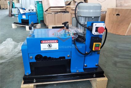 máquina de decapagem azul