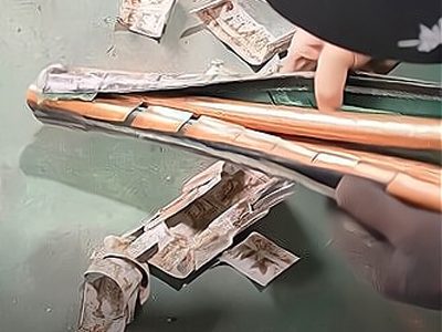 récupérer le cuivre et le plastique séparés