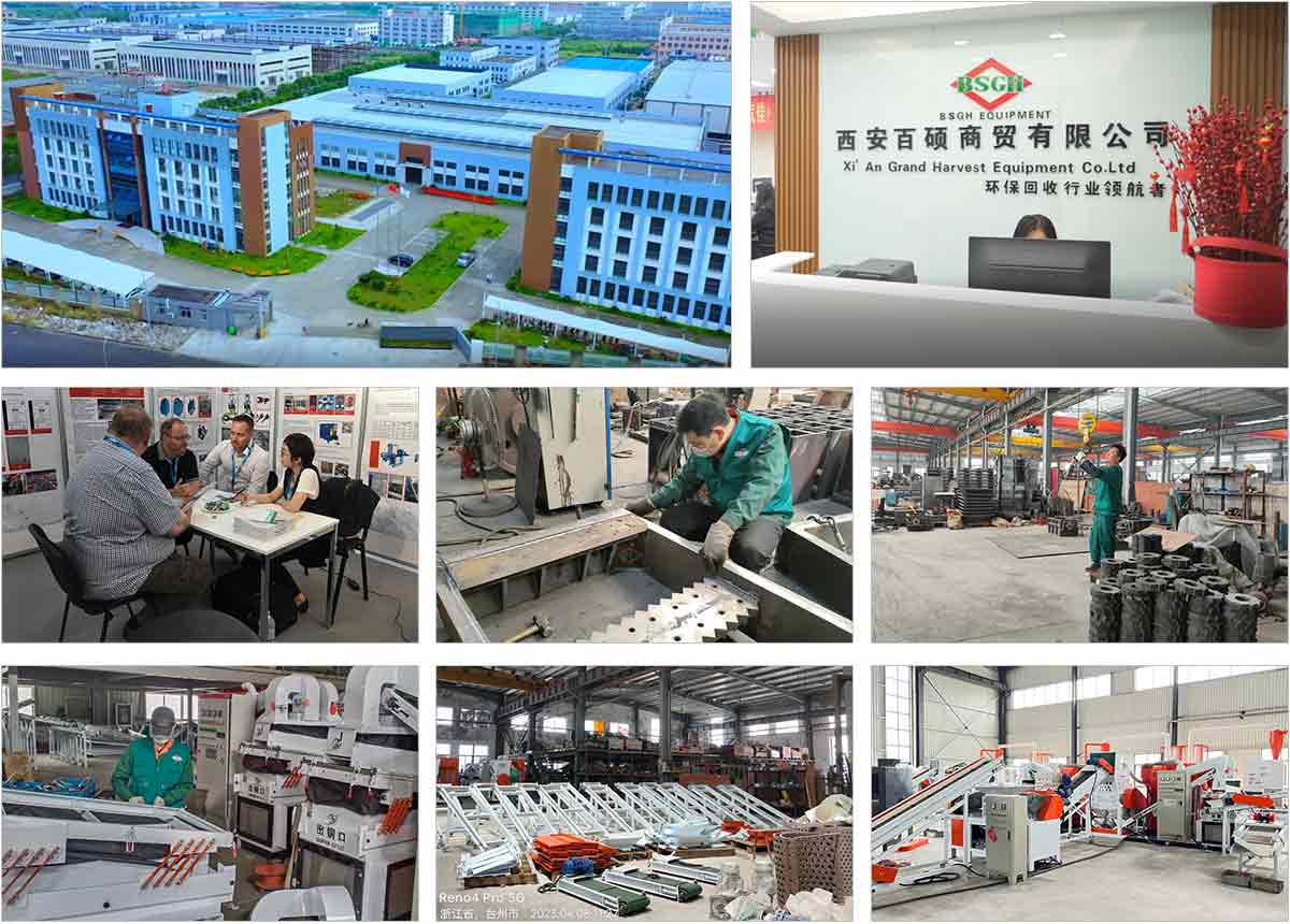 Taller de producción de granuladores BSGH