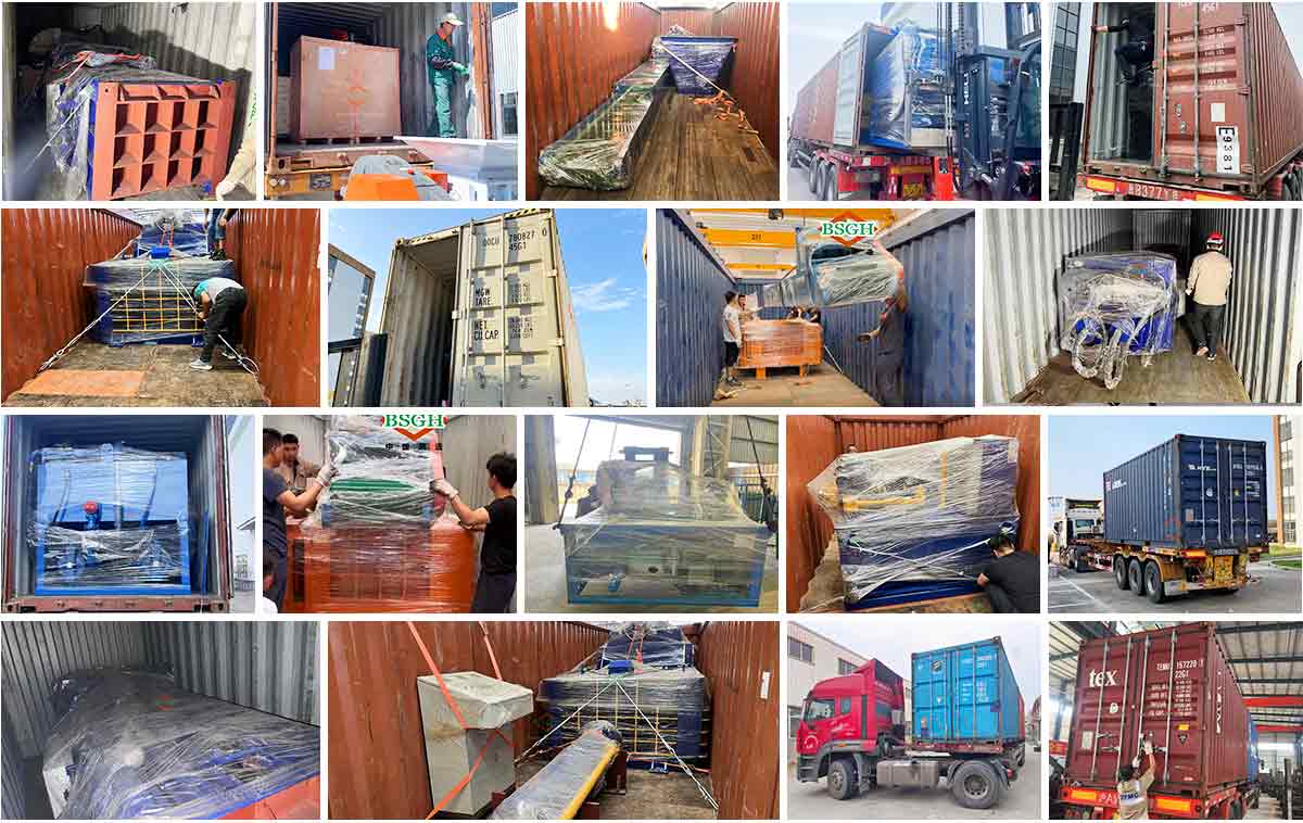 50T 80T 125T 160T 200T 250T 315T Aluminium-Dosenpressen-Ladecontainer