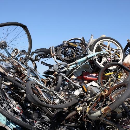 bicicleta de sucata