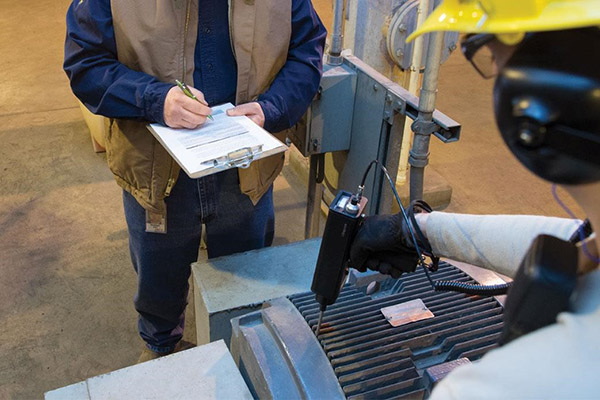 prueba e inspección de máquinas