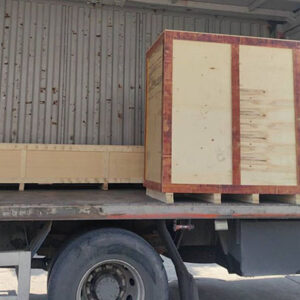 shredder packing on the truck