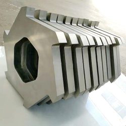 lâminas trituradoras de eixo duplo